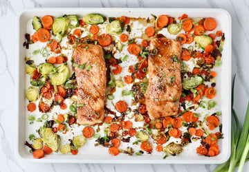 Honey Teriyaki Sheet Pan Salmon