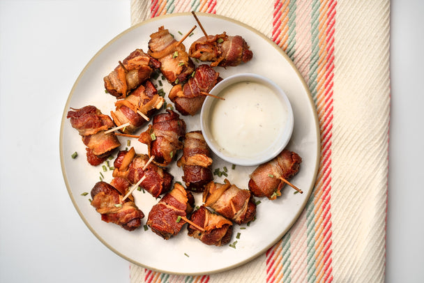 Bacon Wrapped Hot Dog Bites