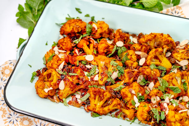 Roasted Curry Cauliflower