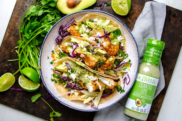 Cilantro Lime Fish Tacos Recipe