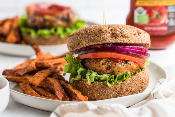 Air Fryer Turkey Burger