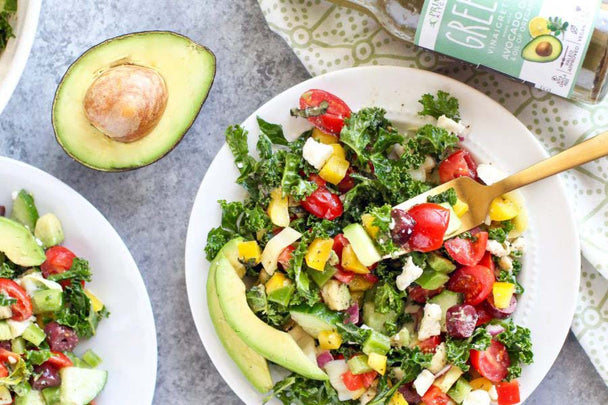 Kale Avocado Salad with the Real Food Dietitians