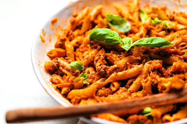 One-Pot No-Dairy Pasta with Meat Sauce