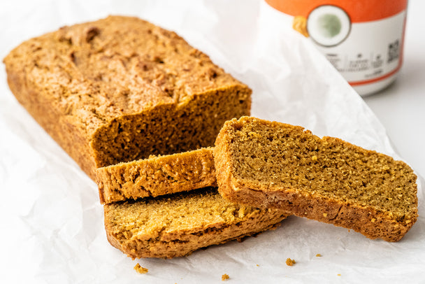 Flourless, Gluten-Free Peanut Butter Bread