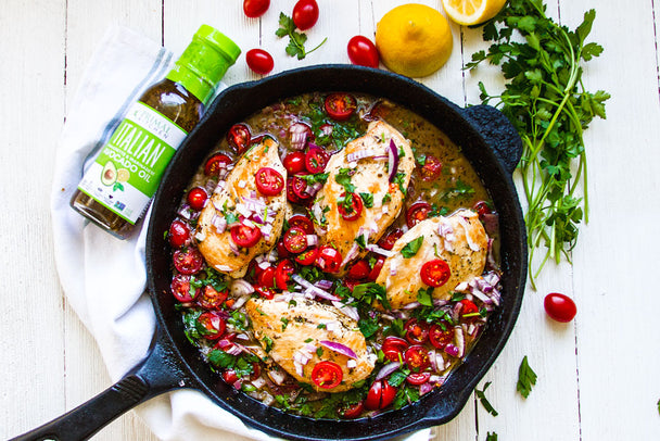 One-Skillet Italian Chicken Recipe