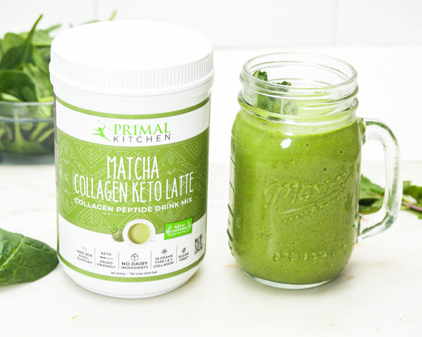 Matcha Mint Keto Green Smoothie