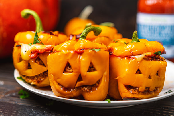 Lower Carb Stuffed Bell Peppers 