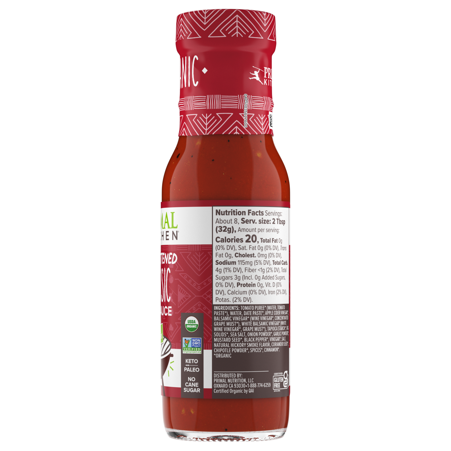 Classic BBQ Sauce, Organic & Unsweetened