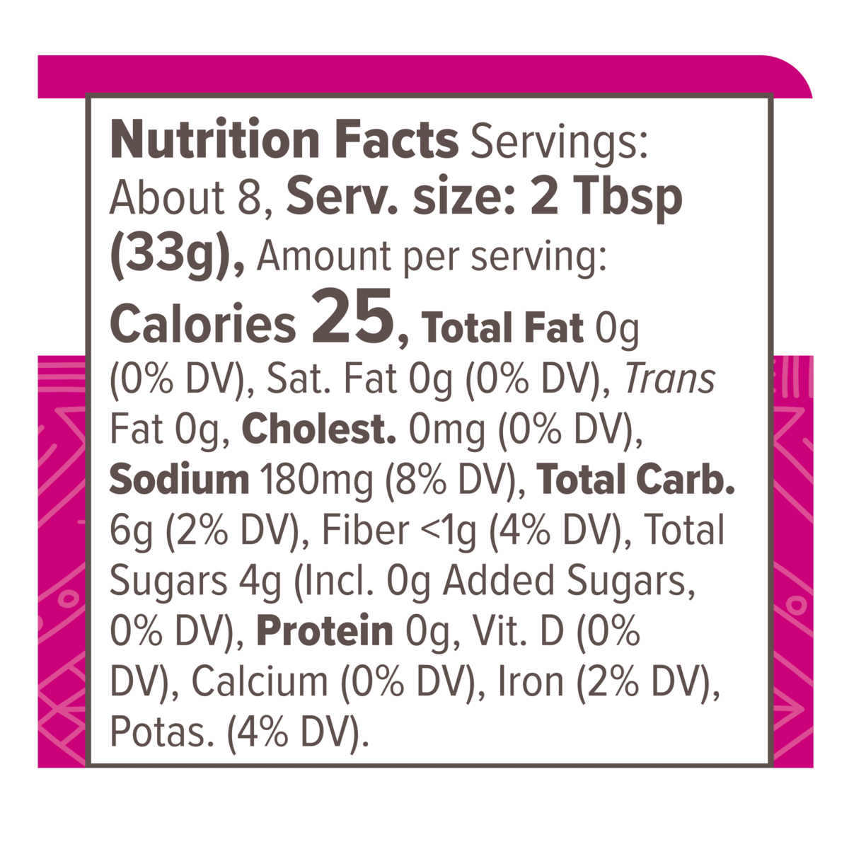 Nutrition Facts