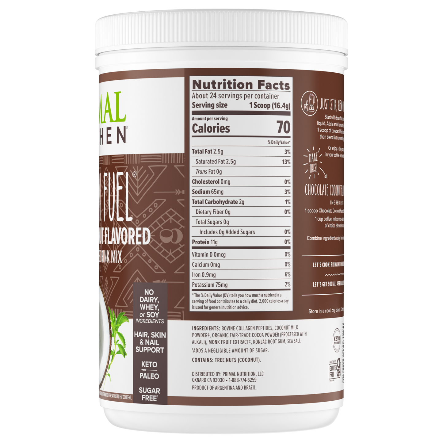 COLLAGEN FUEL® Drink Mix - Chocolate