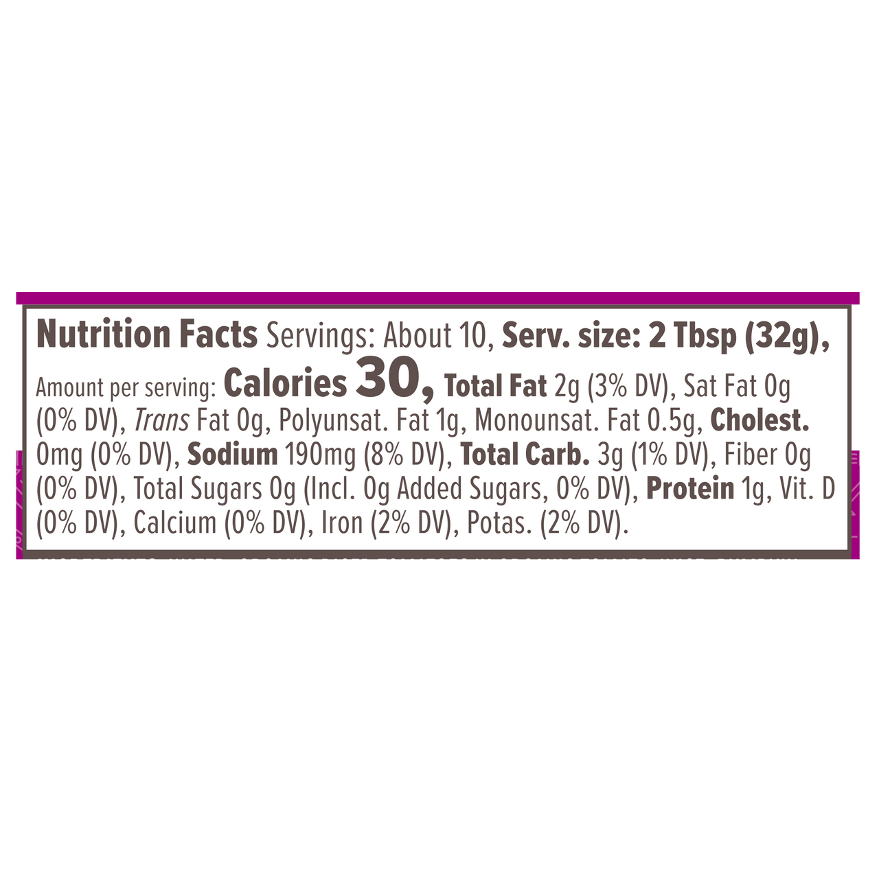 Nutrition Facts