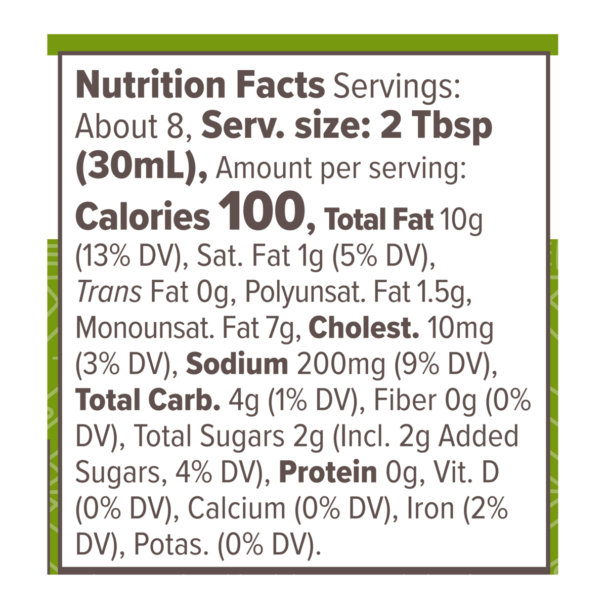 Nutrition Facts