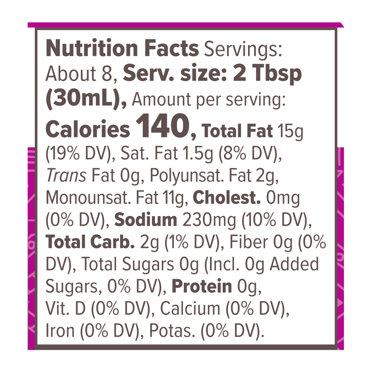 Nutrition Facts