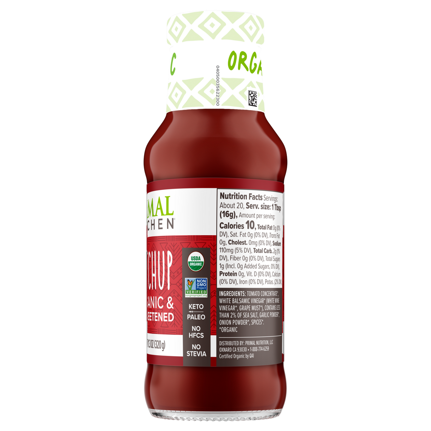 Organic Unsweetened Ketchup