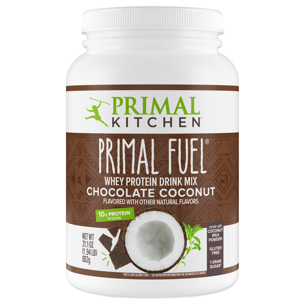 Primal Fuel: Chocolate Coconut Whey Protein Drink Mix