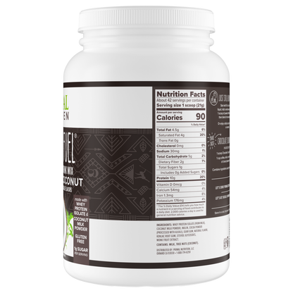 Primal Fuel: Chocolate Coconut Whey Protein Drink Mix