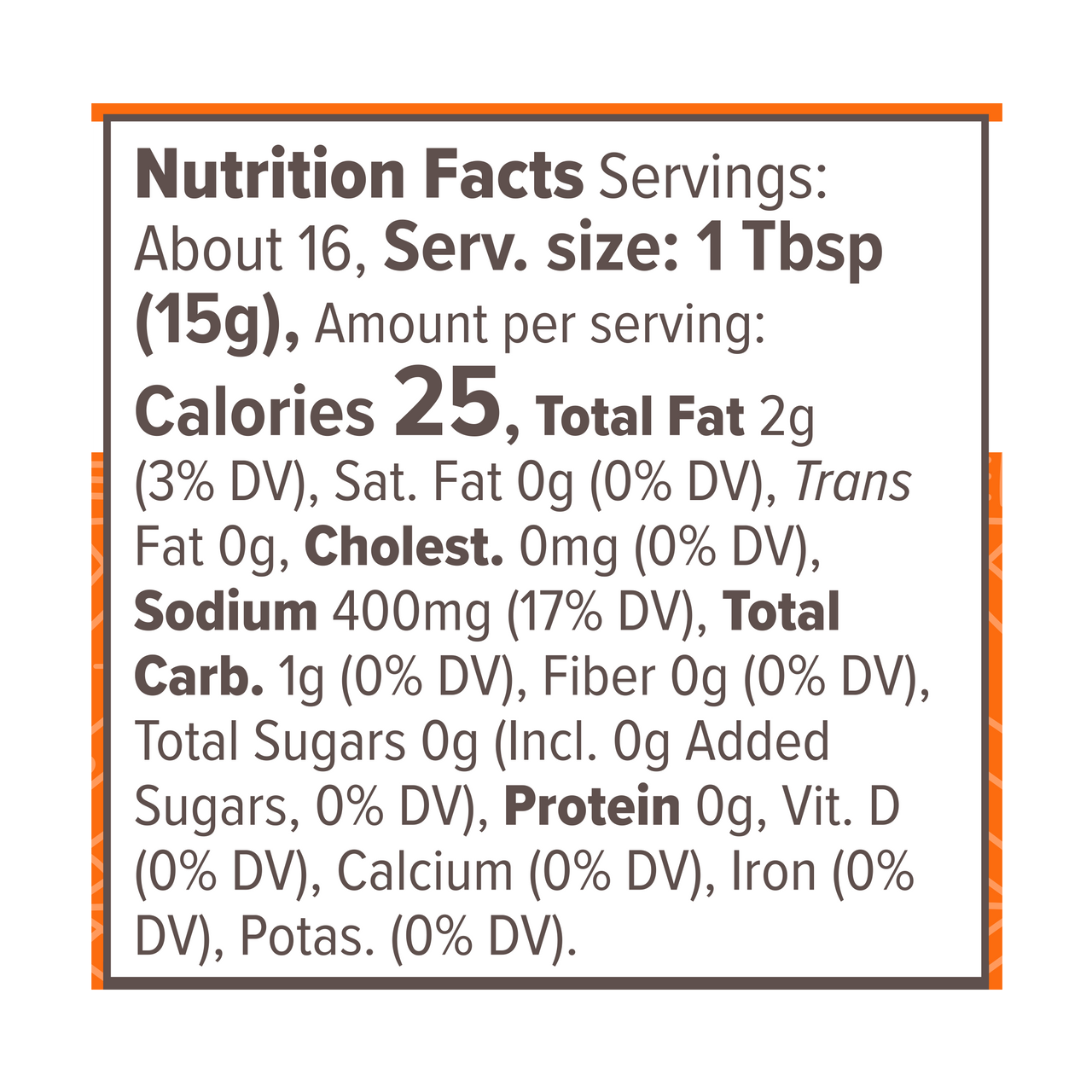 Nutrition Facts