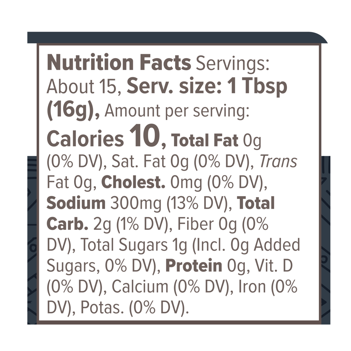 Nutrition Facts