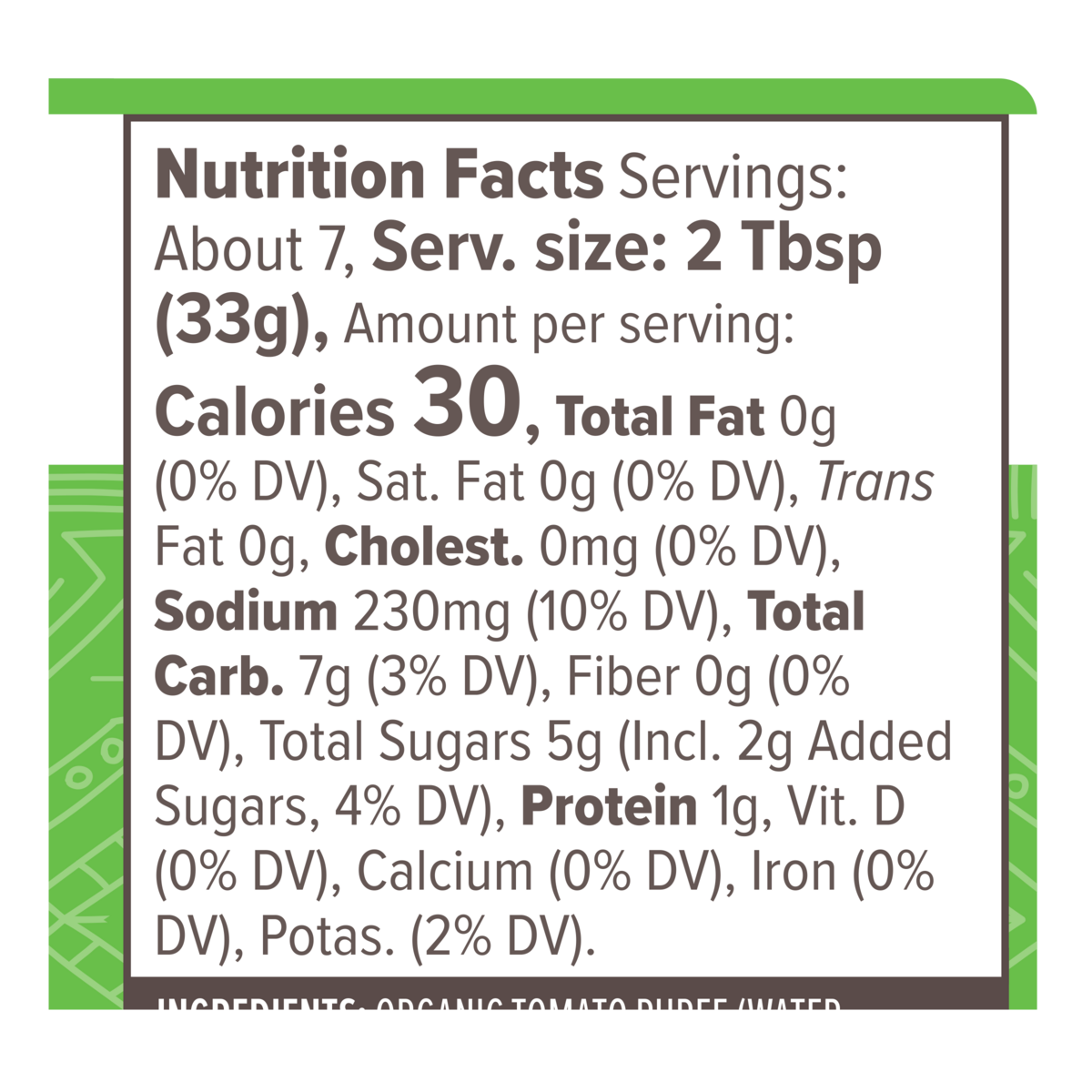 Nutrition Facts