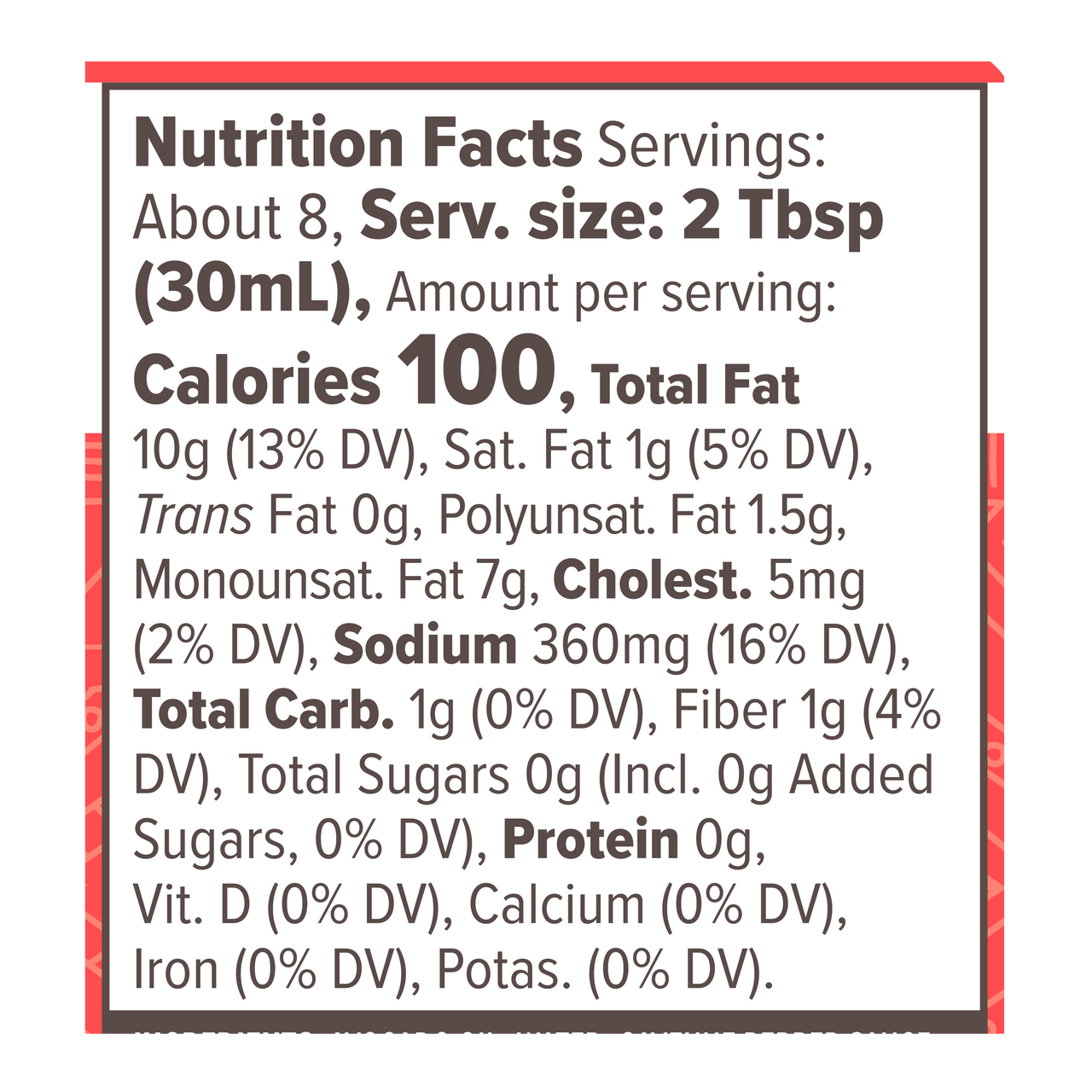 Nutrition Facts