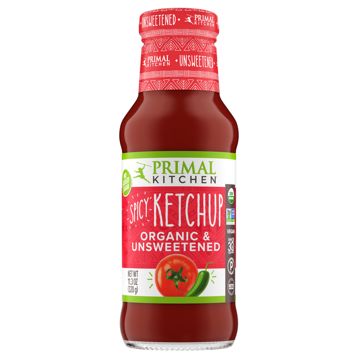 Spicy Organic Unsweetened Ketchup