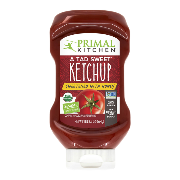 A Tad Sweet Squeeze Ketchup - Sweetened with Honey