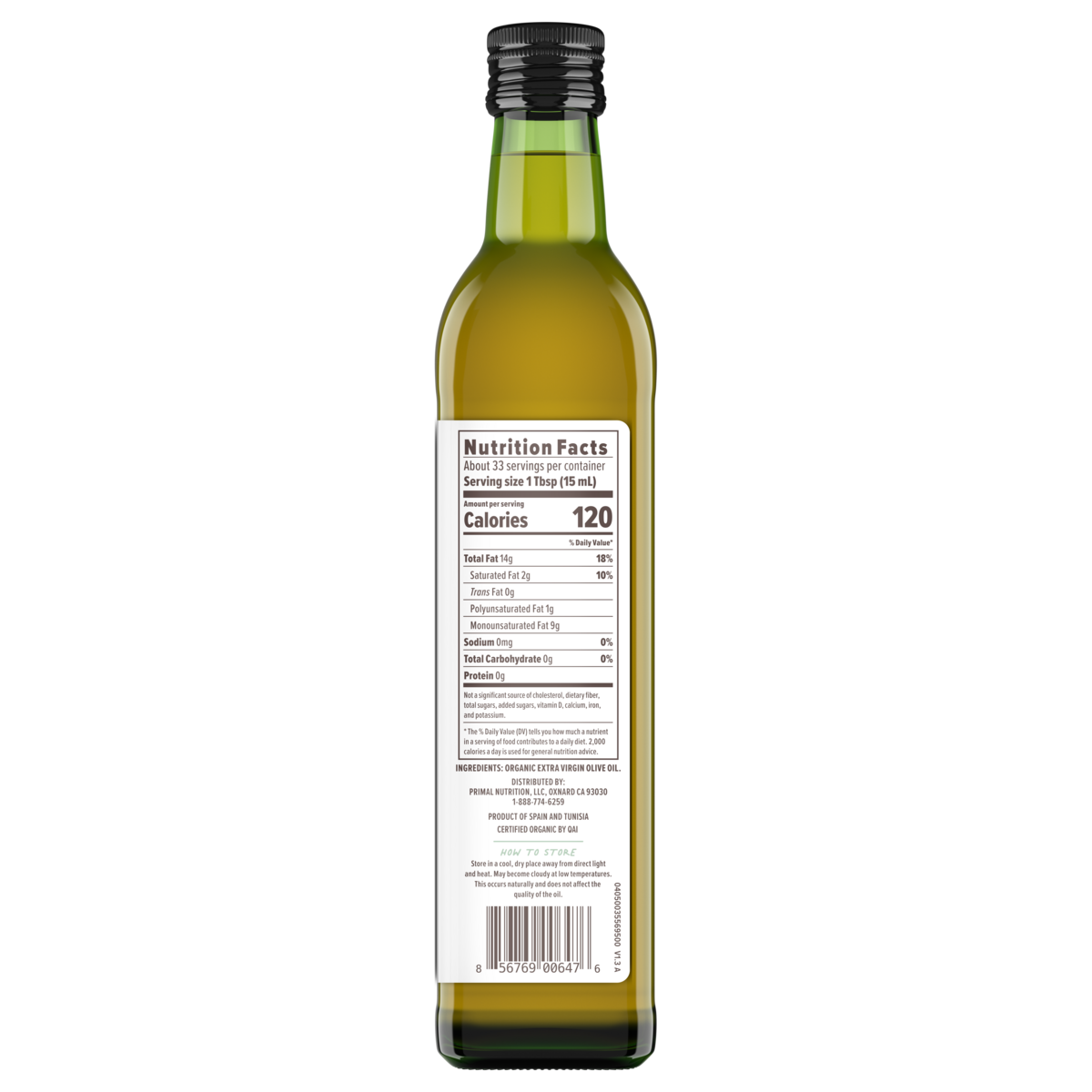 Organic Extra Virgin Olive Oil