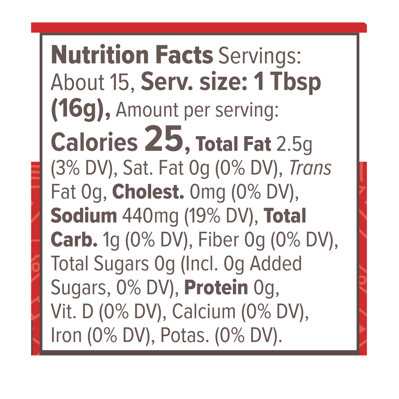 Nutrition Facts