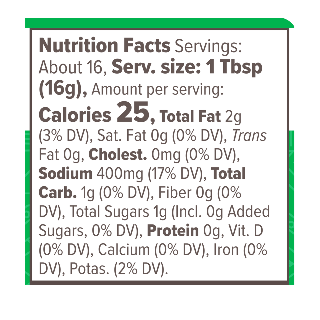 Nutrition Facts