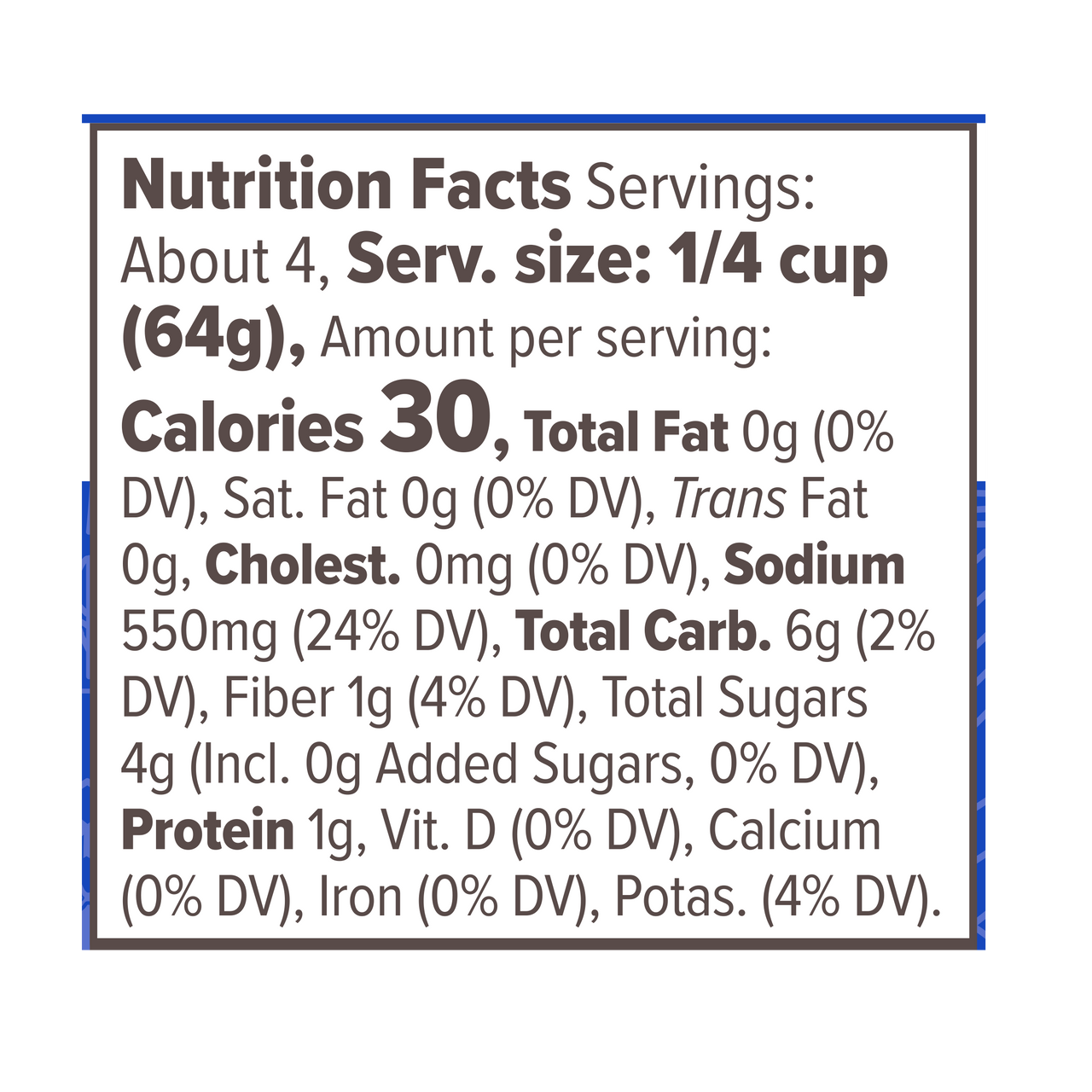 Nutrition Facts